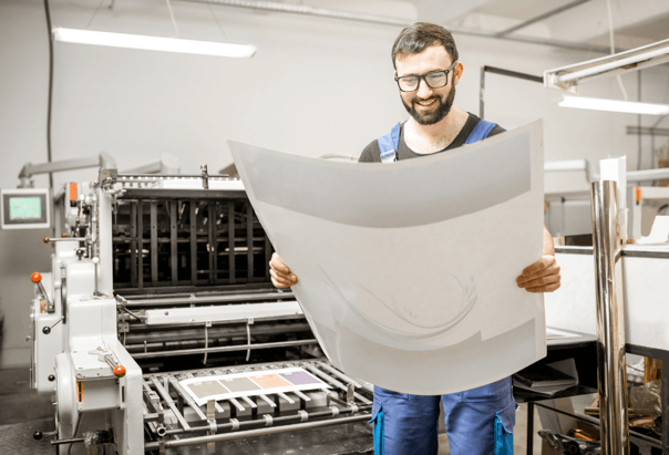 Someone solving digital prints 