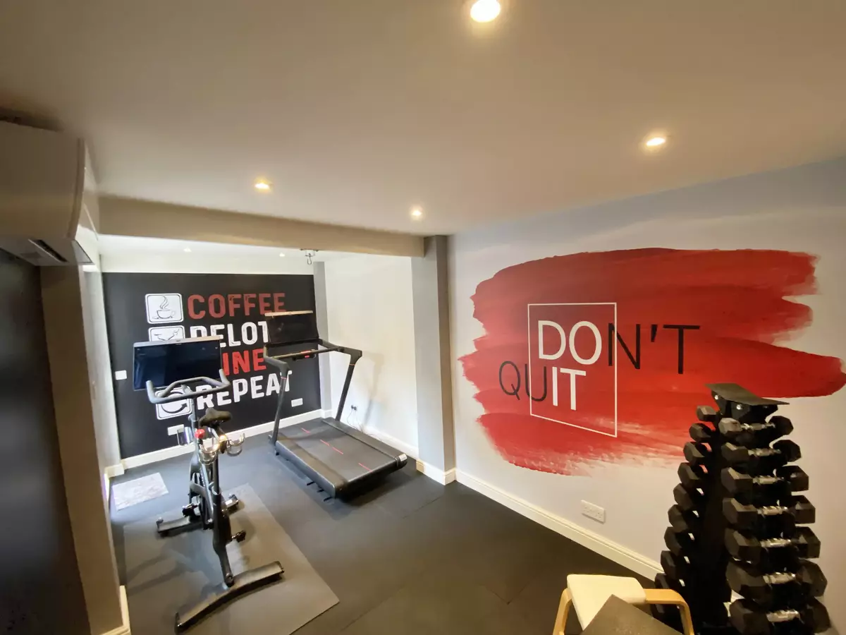Large Wall Graphic Home Gym Case Study